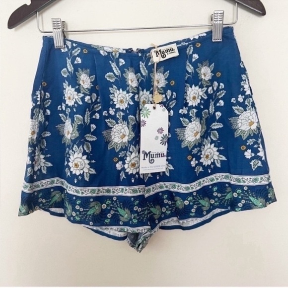 Show Me Your Mumu Sawyer Shorts Brunch of Blooms Floral Size XS MSRP 116$ NEW - Picture 2 of 9
